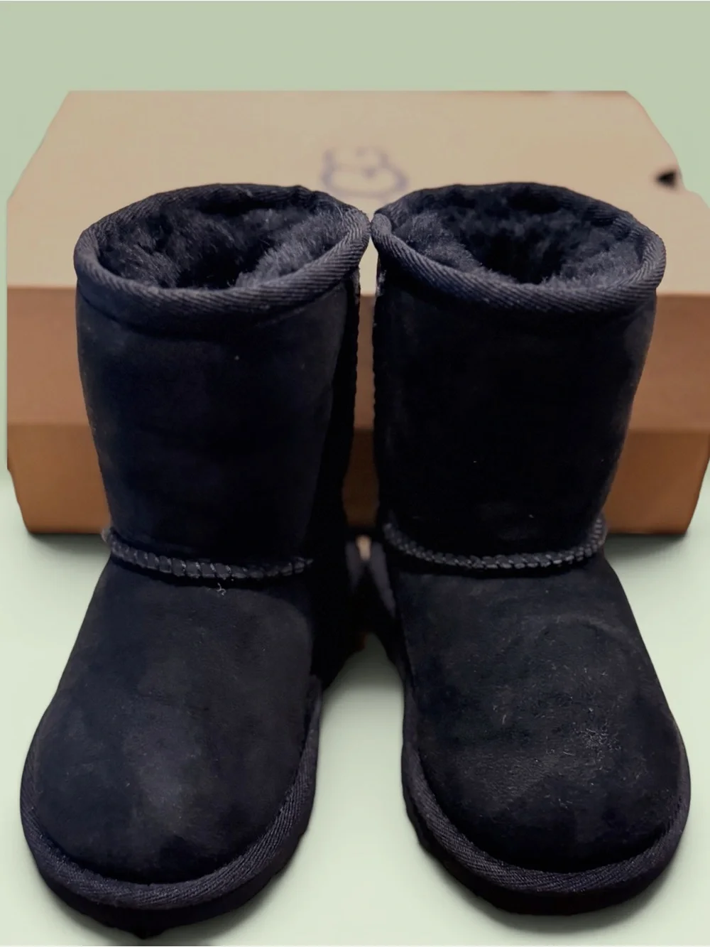 UGG Kids Black Classic II Boots